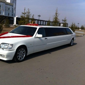 Прокат лимузина MB S-class W140 и MB G-class G63 AMG в городе Астана. 