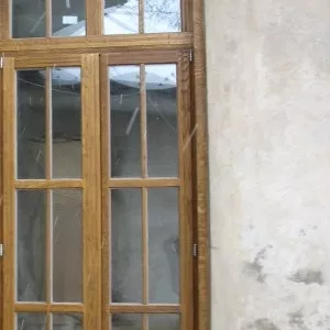 Окна из лиственницы Комирус Астана