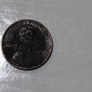 Монета 1 (один) цент 1977 года