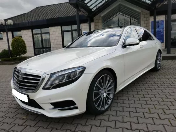 Аренда на свадьбу  Mercedes-Benz s600 w222 белого/черного цвета.
