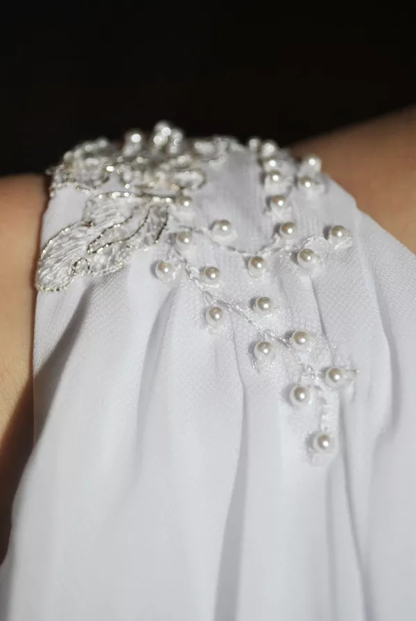 Шифоновое свадебное платье One shoulder 6