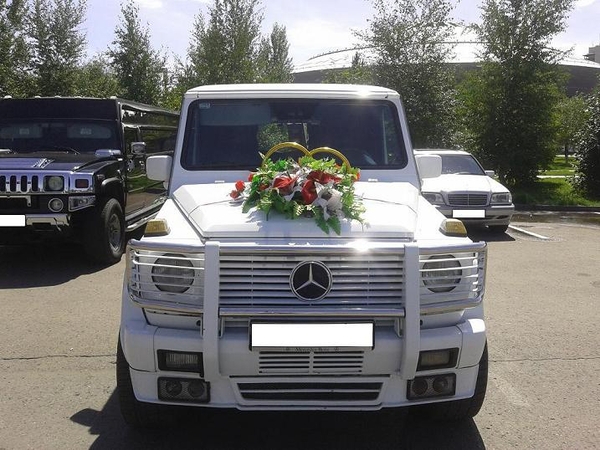 Лимузин Mercedes-Benz Gelandewagen на выписку из роддома в Астане. 2