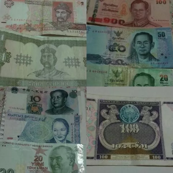 Юбилейные Казахстанские монеты, СССР, Царские деньги, Зарубежная валюта  13