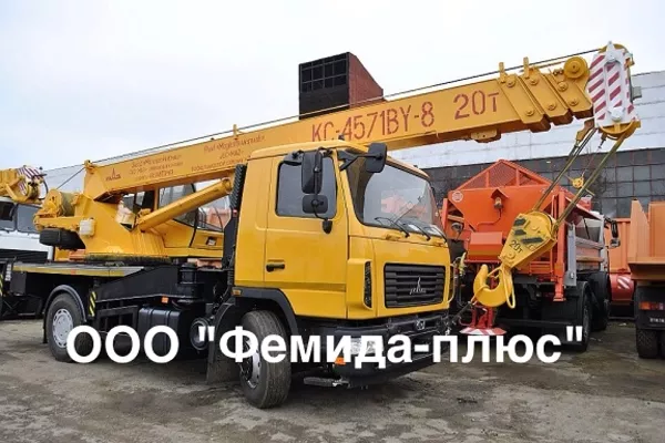 Автокран Машека КС4571BY-8-02 20 тонн