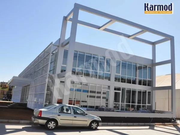 Быстровозводимые модульные здания Кармод под офисы в Астане,  Казахстан 2