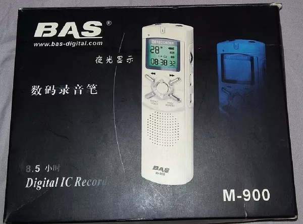 Продам новый цифровой профессиональный диктофон BAS M-900 2
