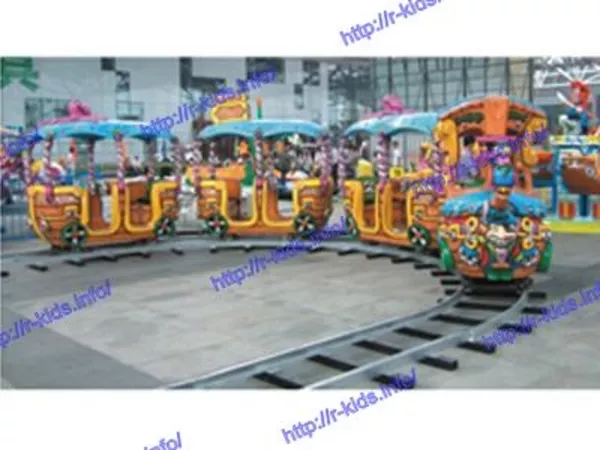 R-KIDS: Электрический поезд аттракцион для парков и торговых центров. KAP-011
