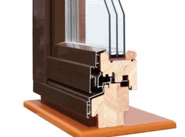 Европейские дерево-алюминиевые окна Кокшетау