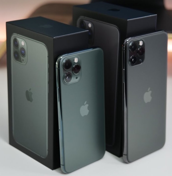 Apple iPhone 11 Pro 64GB = $500,  iPhone 11 Pro Max 64GB = $550 2