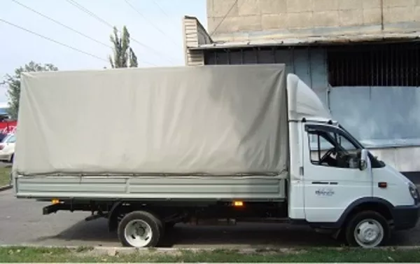 Доставка грузов из Астаны в Алматы. Газель удлиненная,  высокая.