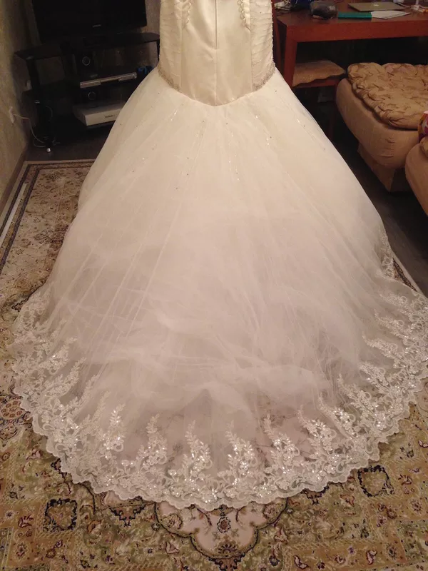 Продам свадебное платье эксклюзивного дизайна 7
