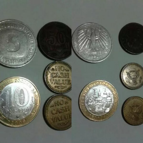 Юбилейные Казахстанские монеты, СССР, Царские деньги, Зарубежная валюта  3
